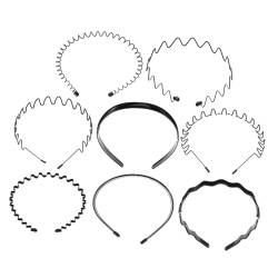 COOPHYA 8St Haarband für den Sport Haarreifen für Mädchen Stirnband Stirnbänder für Männer Gesichtswaschstirnbänder Stirnbänder aus Metall Kopfbedeckung Ausgabekarte 8-teiliges Set von COOPHYA