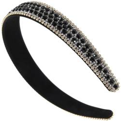 COOPHYA Bling-stirnband Bling-stirnbänder Für Frauen Stirnband Mit Strasssteinen Strass-kopfschmuck Glitzerndes Haarband Dünnes Haarband Yoga-haarreifen Braut Blitz Stoff Diamant von COOPHYA