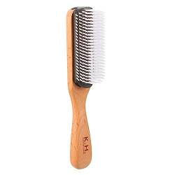 COOPHYA Kamm Bürste für lockiges robuste Haarbürste Entwirrbürste hair comb wooden comb Haarbürste für Männer werkzeug Männer Haarbürste Haushalt Stylingbürste weicher Pinsel Mann von COOPHYA