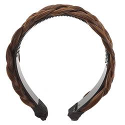 COOPHYA Perücke Stirnband modische Stirnbänder für Damen geflochtene Stirnbänder für Damen Haarschmuck für haarbänder zum schminken geflochtener Haargummi geflochtene Perücke von COOPHYA