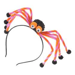 COOPHYA Spinne Cosplay Stirnband Requisite Party-stirnbänder Für Erwachsene Spiderverse Halloween-haarschmuck Zubehör Haarband Halloween-stirnband Requisiten Fräulein Abschlussball Plüsch von COOPHYA