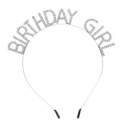 COOPHYA Stirnbandschmuck Haarreifen Geburtstags-Tiara hair accessories for girls gastgeschenke geburtstag Haarband Haargummi alles zum geburtstag stirnband Geburtstagsdekoration Damen von COOPHYA