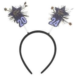 COOPHYA jahr stirnband frohes jahr haarbänder neujahr kopfschmuck haar zubehör haarschmuck Make-up-Haarband Haargummis Haarreifen für die Neujahrsparty jahr haarband Pop von COOPHYA