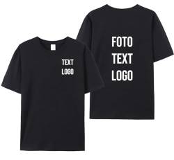 Benutzerdefinierte T-Shirts Ich Liebe Meine Freundin Freund Hemd Entwerfen Sie Ihre eigene Vorderseite zurück Foto drucken Personalisierte T-Shirts für Männer (Style 1) (Style 1) von COOZEBRA