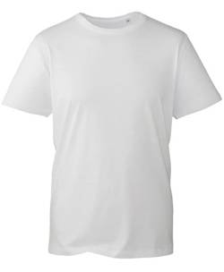 COOZO Herren Einfach T-Shirt - Weiss - 6XL von COOZO
