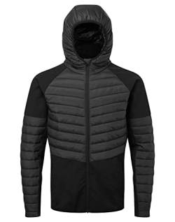 COOZO Herren Isoliert Hybrid Jacke - Schwarz - L von COOZO