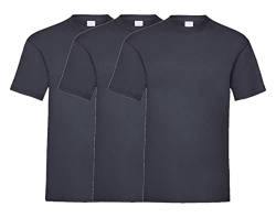 COOZO Herren Wert 3er-Pack Einfach Kurzarm T-Shirts - Dunkle Marine - M von COOZO