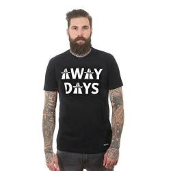 COPA Herren Away Days T-Shirt mit Rundhalsausschnitt, Schwarz, M von COPA