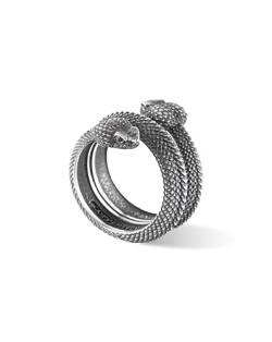 COPPERTIST.WU Schlangen Ring (62, 925 Sterling Silber) von COPPERTIST.WU