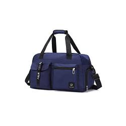 CORIOS Groß Sporttasche für Herren/Damen Reisetaschen Duffle Bag Oxford Schwimmtasche Fitnesstasche Weekender Übernachtung Tasche Kabinenreisetasche Trainingstasche Handgepäck mit Schuhfach Blau von CORIOS