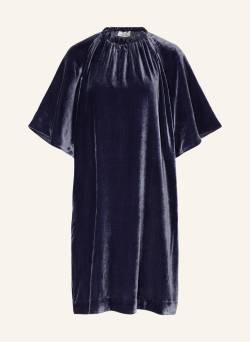 Cos Samtkleid blau von COS