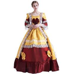 COSDREAMER Damen Rokoko Ballkleid Gothic Viktorianisches Kleid Kostüm (L) (L) von COSDREAMER