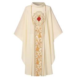 COSDREAMER Herren Damen Priester Celebrant Chasuble katholische Kirche Vater Masse Weste Robe, Einheitsgröße von COSDREAMER