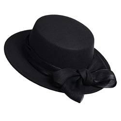 COSDREAMER Viktorianische Hüte für Damen, Vintage-Schleifen, Schwarz (Schwarze Schleifen) von COSDREAMER