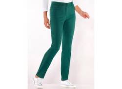 5-Pocket-Jeans COSMA Gr. 21, Kurzgrößen, grün (dunkelgrün) Damen Jeans 5-Pocket-Jeans von COSMA