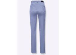 Bequeme Jeans COSMA Gr. 24, Kurzgrößen, blau (taubenblau) Damen Jeans von COSMA