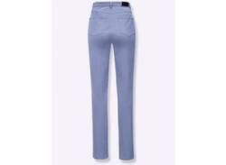 Bequeme Jeans COSMA Gr. 25, Kurzgrößen, blau (taubenblau) Damen Jeans von COSMA
