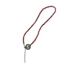 COSSIKA Halskette Neue chinesische Art-Halskette Trend-Halsband-Halskette für Frauen-Mädchen-böhmische Art-wulstige Krawatten-Modeschmuck-Geschenk von COSSIKA