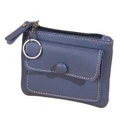 COSSIKA Schulterhandtasche, stilvolle Geldbörse mit Reißverschluss für Damen und Herren, kompakte Geldbörse für Kleingeld und Karten von COSSIKA