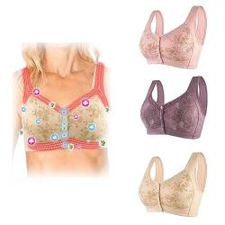 COTTNY Pispara Ionische Hebe-Korrektur-Lymphvität-Entgiftungs-BH, Ion Lifting & Lymphvity Entgiftungs-BH, Ion Lymphvity Entgiftung und Formung Lifting Bra (4XL, Lila) von COTTNY