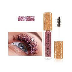 Glitzer Wimperntusche, Karneval Make Up Glitzer, Sparkling Diamond Shiny Charm Mascara, Wasserdichte und Langlebige, Glitzer Schminke für Karneval Faschings Party Hochzeit Festival (# 04) von COTTNY