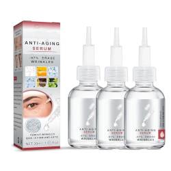 Reskin Advanced Deep Anti-Falten-Serum, Anti-Aging Serum, Hyaluronsäure-Gesichtsserum löscht Linien und Falten, Anti-Falten Gesichtsserum für jeden Hauttyp, 30ml (3 Stück) von COTTNY