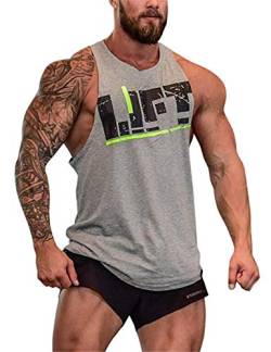 COWBI Fitness Bodybuilding Stringer Herren Gym Muskelshirt Trägershirt Tank Top von COWBI