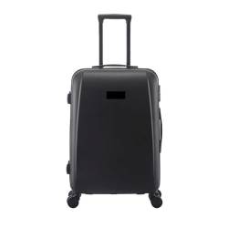 CPARTS Gut aussehender Trolley-Koffer, modischer Boarding-Koffer, hochwertiger Silent-Wheel-Passwort-Koffer für Urlaubsreisen (Black 20 inc) von CPARTS