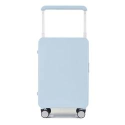 CPARTS Spritzgegossener Koffer, Morandi Color 20-Zoll-Passwortbox, PC-Boarding-Trolley-Koffer, geeignet für Freizeitreisen (Light Blue) von CPARTS