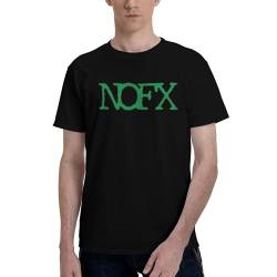 N*o*f*x Herren-T-Shirt, Baumwolle, kurzärmelig, Rundhalsausschnitt, weiches T-Shirt für Männer, Fans, Geschenke, Merch, Kleidung, Neuheit Tops, Schwarz , L von CPARTS