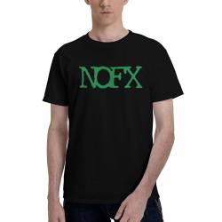 N*o*f*x Herren-T-Shirt, Baumwolle, kurzärmelig, Rundhalsausschnitt, weiches T-Shirt für Männer, Fans, Geschenke, Merch, Kleidung, Neuheit Tops, Schwarz , XXL von CPARTS