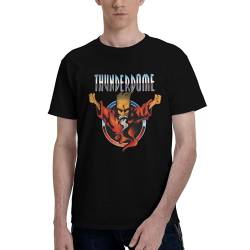 Th*Under*do*me T-Shirt für Herren, kurzärmelig, weiche Baumwolle, Merch Fans, Kleidung, Rundhalsausschnitt, T-Shirt für Herren, Neuheit Tops, Schwarz , L von CPARTS