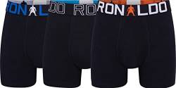 CR7 Cristiano Ronaldo Jungen Cotton Trunks Badehose, Schwarz, 7-9 Jahre von CR7