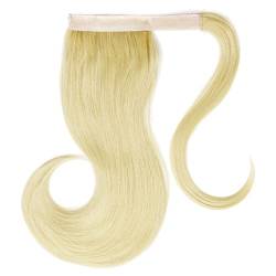 Pferdeschwanz-Verlängerung Synthetic Bounce Wraparound Pferdeschwanz-Haarteile Glatte Haarverlängerungen mit Kämmen Warp-Pferdeschwänze for Frauen Haarteil für Frauen (Color : M22-613, Size : 18inch von CRAGCO