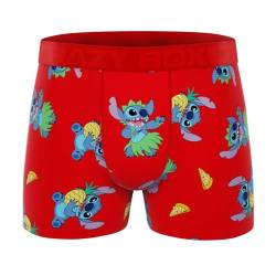 CRAZYBOXER Disney Lilo & Sitch Hawaii Herren Boxershorts (Pizzabox), Hawaiianpizza, X-Large von CRAZYBOXER