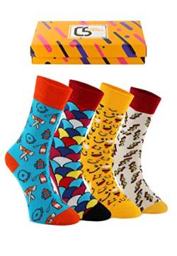 CREA SOCKS Lustige Socken für Herren, Neuheit, Funky, schrullig, Bunte Silly Socken für Geschenke, von CREA SOCKS