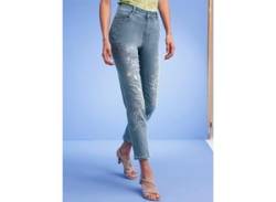 7/8-Jeans CREATION L PREMIUM Gr. 25, Kurzgrößen, blau (blue, bleached) Damen Jeans Ankle 7/8 von CREATION L PREMIUM