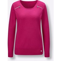Witt Weiden Damen Kaschmir-Merino-Pullover pink von CREATION L PREMIUM