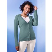 Witt Weiden Damen Merino-Strickjacke jade von CREATION L PREMIUM