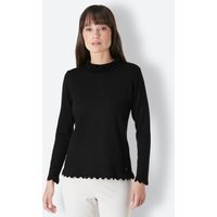 Witt Weiden Damen Viskose-Modal-Pullover schwarz von CREATION L PREMIUM
