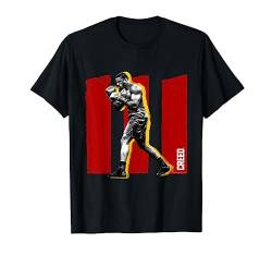 Adonis Creed Pose on Pinsel Strich III rot T-Shirt von CREED