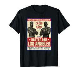 Creed 3 Battle For Los Angeles Creed vs. Dame Poster T-Shirt von CREED