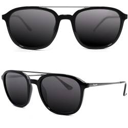 CREYESTAL Polarisierte Sonnenbrille Modern und trendy, Premium HD Polycarbonat Linsen 100% Anti-UV, für Herren von CREYESTAL
