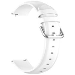 CRGANGZY 22 mm/20 mm Ersatz-Armband, Schnellverschluss, Ersatz-Uhrenarmband, weiches Ersatz-Sportarmband for Männer und Frauen, for CMF Watch Pro (22 mm weiß) von CRGANGZY