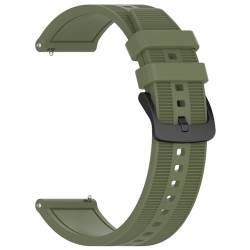 CRGANGZY 22 mm verstellbares Uhrenarmband, einfarbiges Uhrenarmband, Ersatz-Smartwatch-Armband for Huawei Watch GT4 for Watch 3 (grün) von CRGANGZY