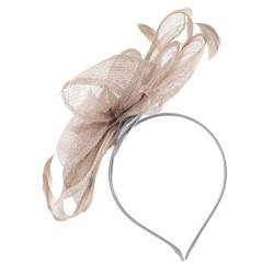 Hüte for Frauen, Kappen for Frauen, Tiaras for Frauen, Fascinator-Stirnband, Mini-Hut, Mesh-Bownot-Stirnband, Damen-Stirnband, Kopfschmuck for Frauen, Teeparty-Kopfbedeckung, Braut, Cocktail, Feder/15 von CROKZ