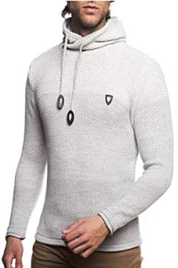 Carisma Herren - Strickpullover 7396 Streetwear Menswear Autumn/Winter Knit Knitwear Sweater CRSM CARISMA Fashion, L, Grey von CRSM