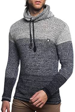 Carisma Herren - Strickpullover 7396 Streetwear Menswear Autumn/Winter Knit Knitwear Sweater CRSM CARISMA Fashion, XL, Navy von CRSM