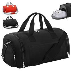 CS COSDDI Sporttaschen für Damen und Herren, 45L Reisetasche Travel Bag mit Schuhfach und Nassfach Weekender Travel Gym Tasche Duffle Bag Fitnesstasche für Herren Damen von CS COSDDI