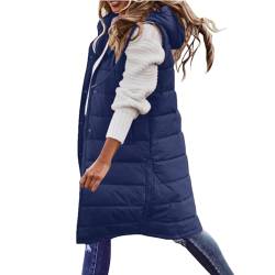 Wintermantel Damen Lang, Warm Steppmantel mit Kapuze, Daunenmantel Gefüttert Elegant Steppjacke Winterjacke Silvester Geburtstag Faschings Karneval 2023 2024 Outfit Deko Meine Bestellungen Anzeigen von CSHE